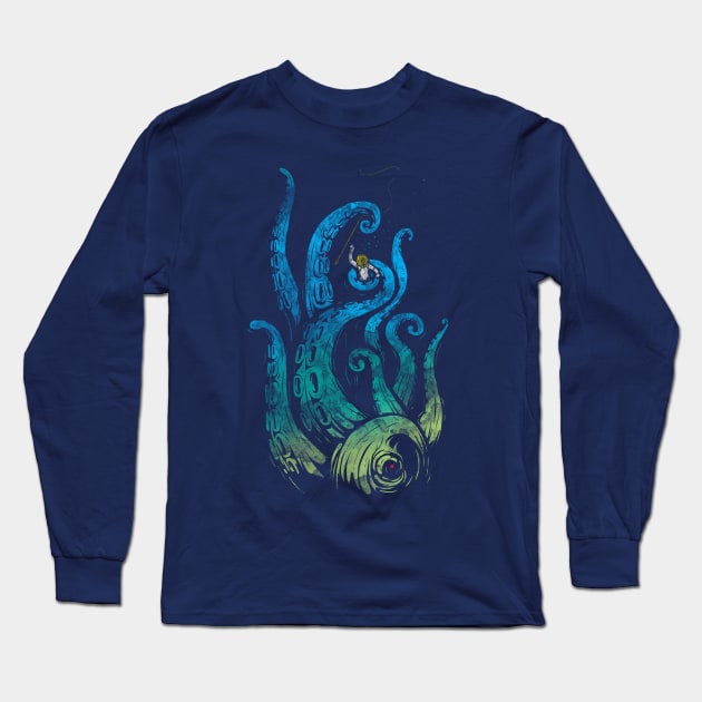 Undersea Attack Long Sleeve T-Shirt by StevenToang